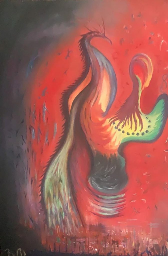 Helbest, 2019. Öl auf Leinwand, 50 x 60 cm